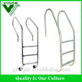 Swimming pool ladder with stainless steel steps / plastic steps (1.0mm/ 1.2mm/ 1.5mm/ thickness)